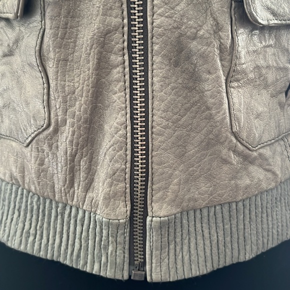 Superdry real leather bomber jacket size small - Picture 6 of 16